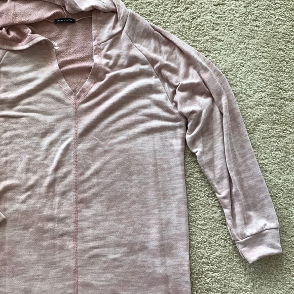 🌻1 MED LEFT🌻Blush Color Hooded Tunic Top - Picture 5 of 8